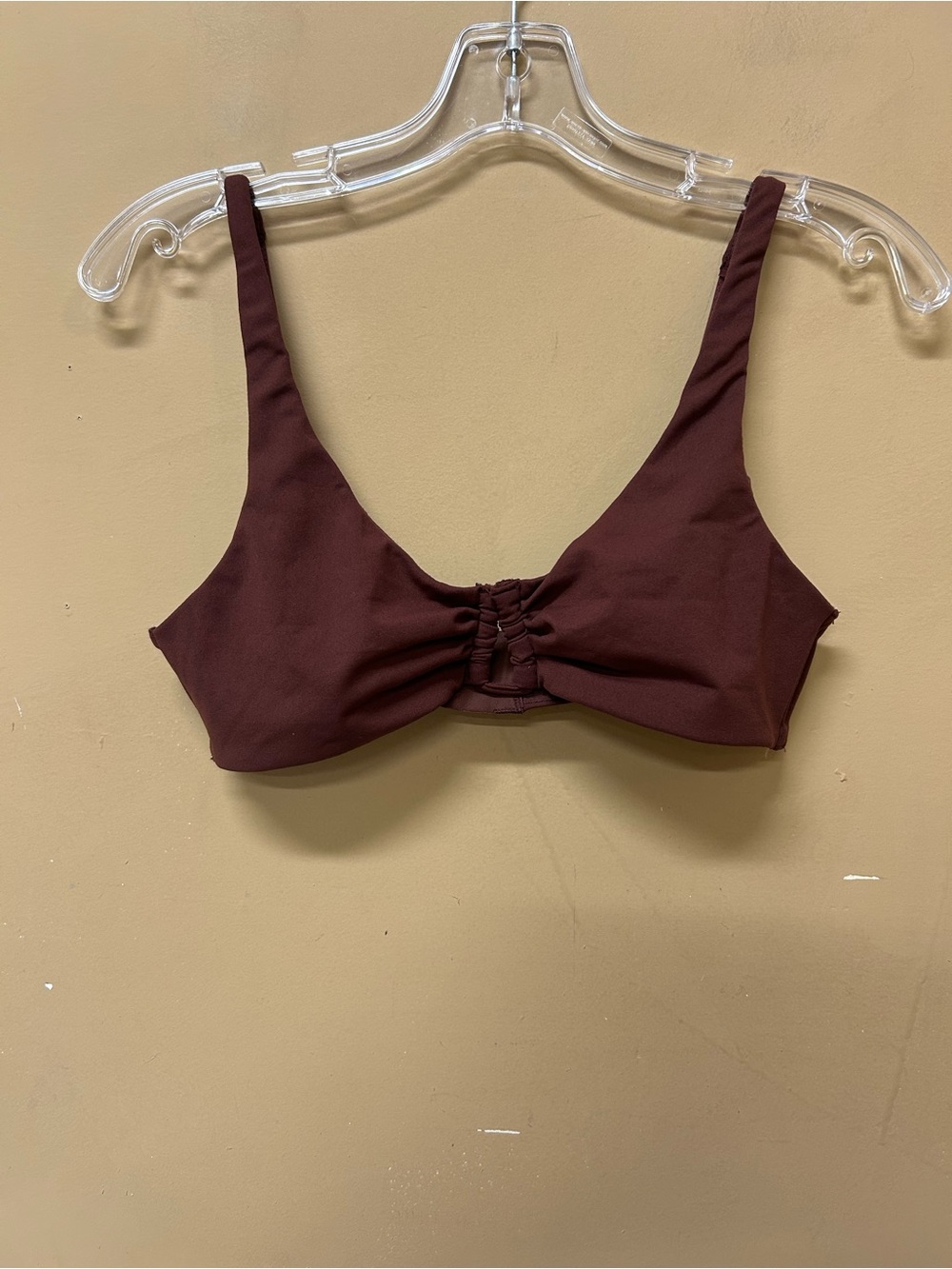Intimately Free People Ahead Of The Curve Scoop Bralette Medium Burgundy